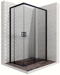 Ambassador  Душевой уголок Queen 11011205R Black – фотография-1